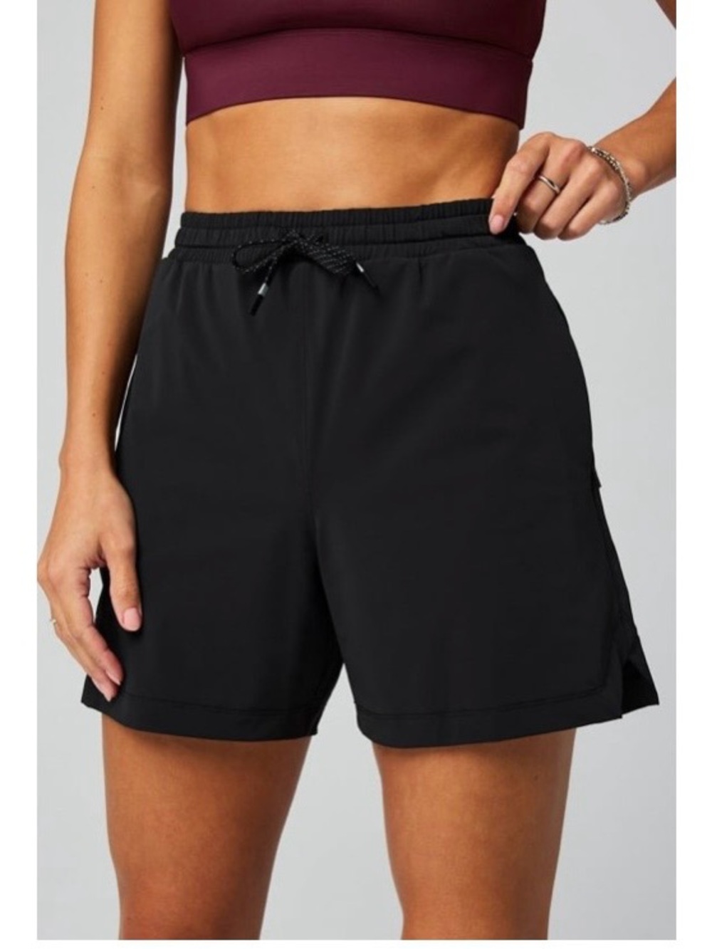 Fabletics Pink Black & Neon Leopard Athletic Shorts Trio - Lot of 3 Pair - Large - Picture 5 of 16
